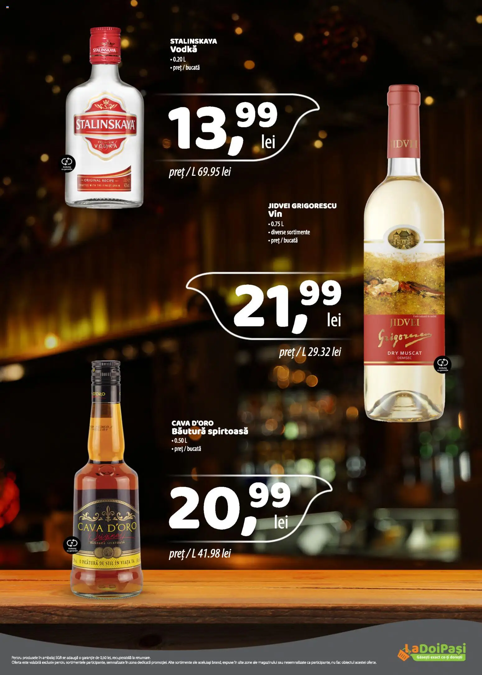 Previzualizarea de cataloage: LaDoiPași LaDoiPași Catalog valabil de la 01.11.2026 - Vodka