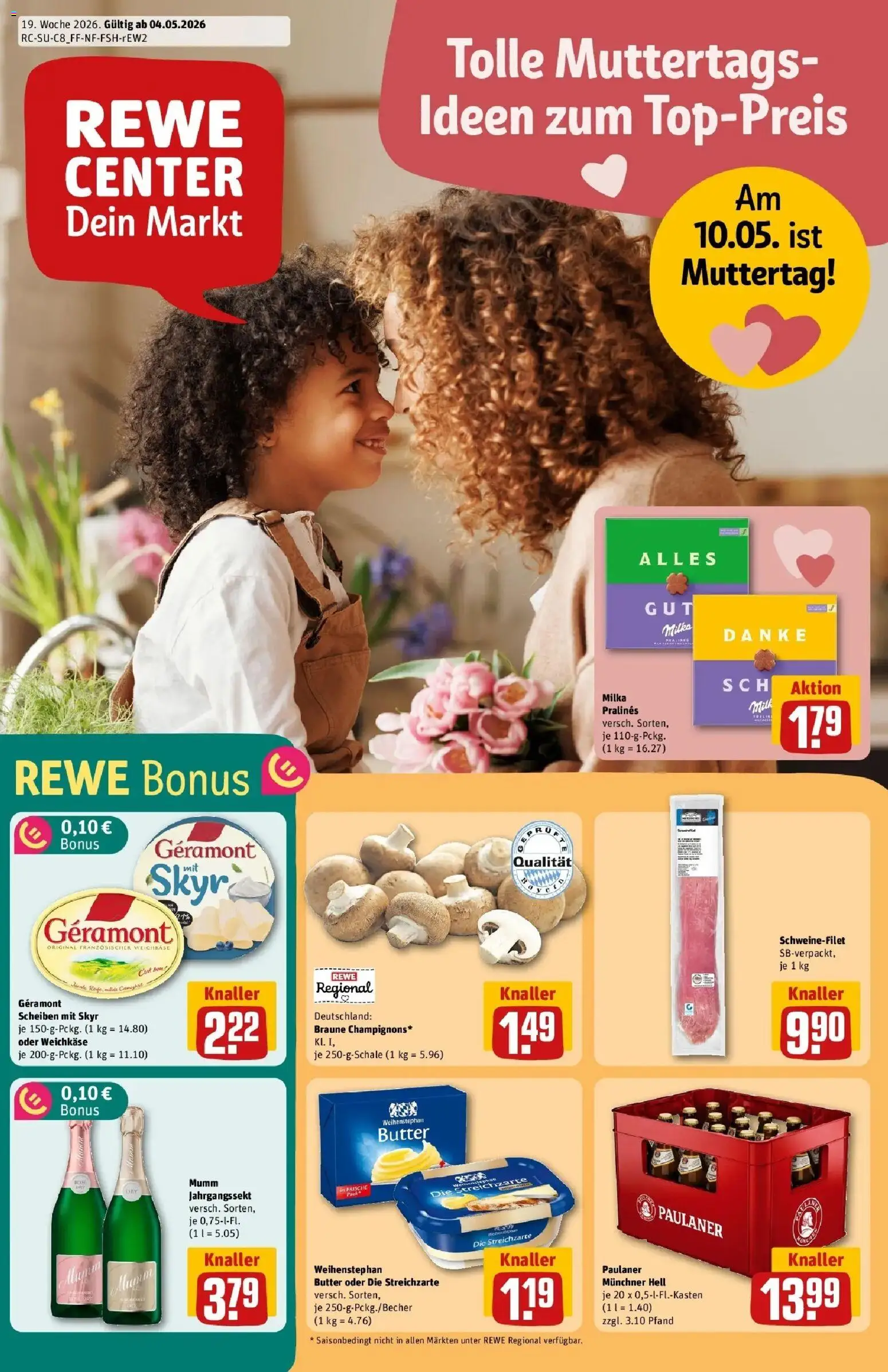 Vorschau von dem Prospekt des Geschäftes Rewe, gültig ab dem 04.05.2026