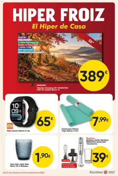 Vista previa del folleto de la tienda Froiz válido desde el 27/10/2026 