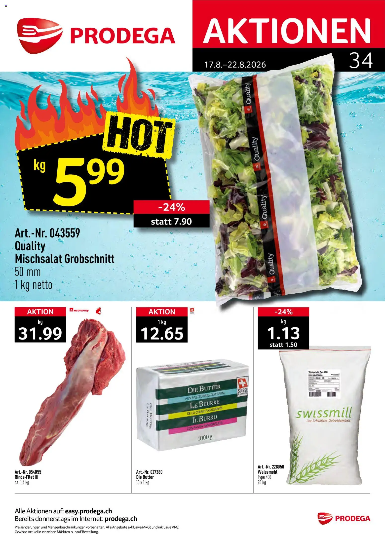 Vorschau des Merkblatts Prodega aktionen vom Shop Prodega gültig von 17.08.2026 bis 22.08.2026