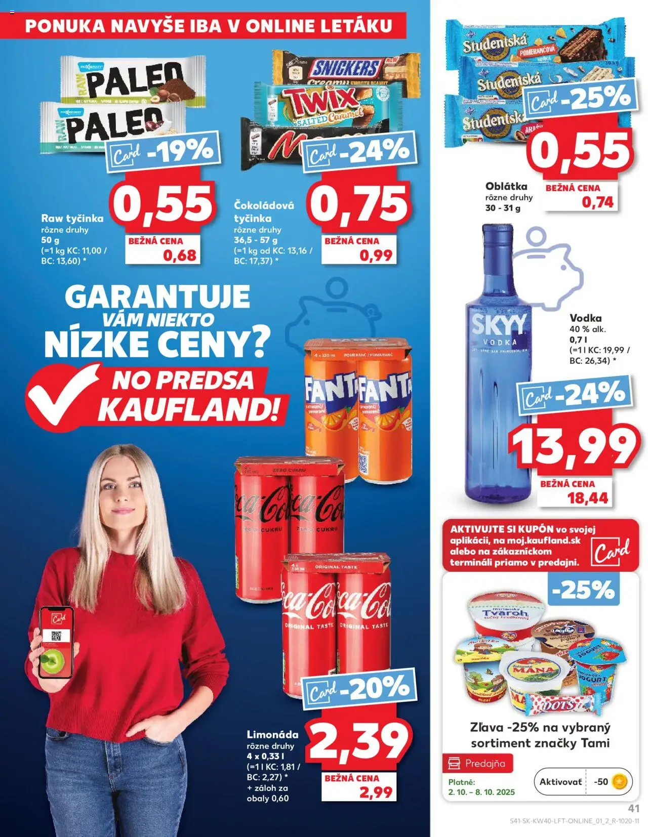 Náhľad Kaufland letáku platného od 02.10.2025 - Vodka, Tvaroh, Jogurt