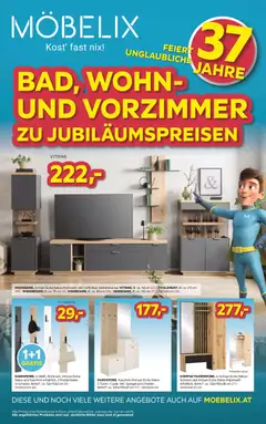 Vorschau der Angebote: Möbelix Möbelix BAD, WOHN- UND VORZIMMMEERR ZU JUBILÄUMSPREISEN gültig ab 13.10.2026