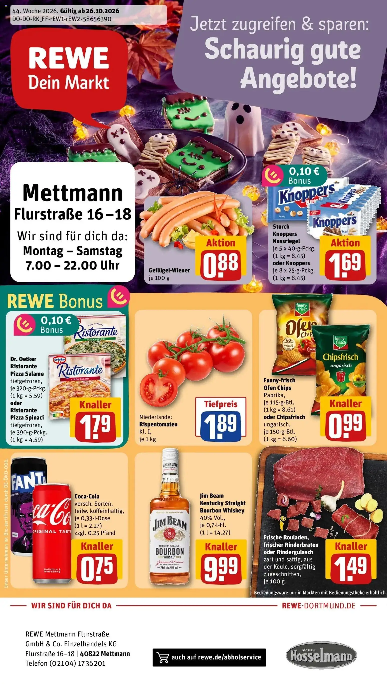 Vorschau von dem Prospekt des Geschäftes Rewe, gültig ab dem 26.10.2026