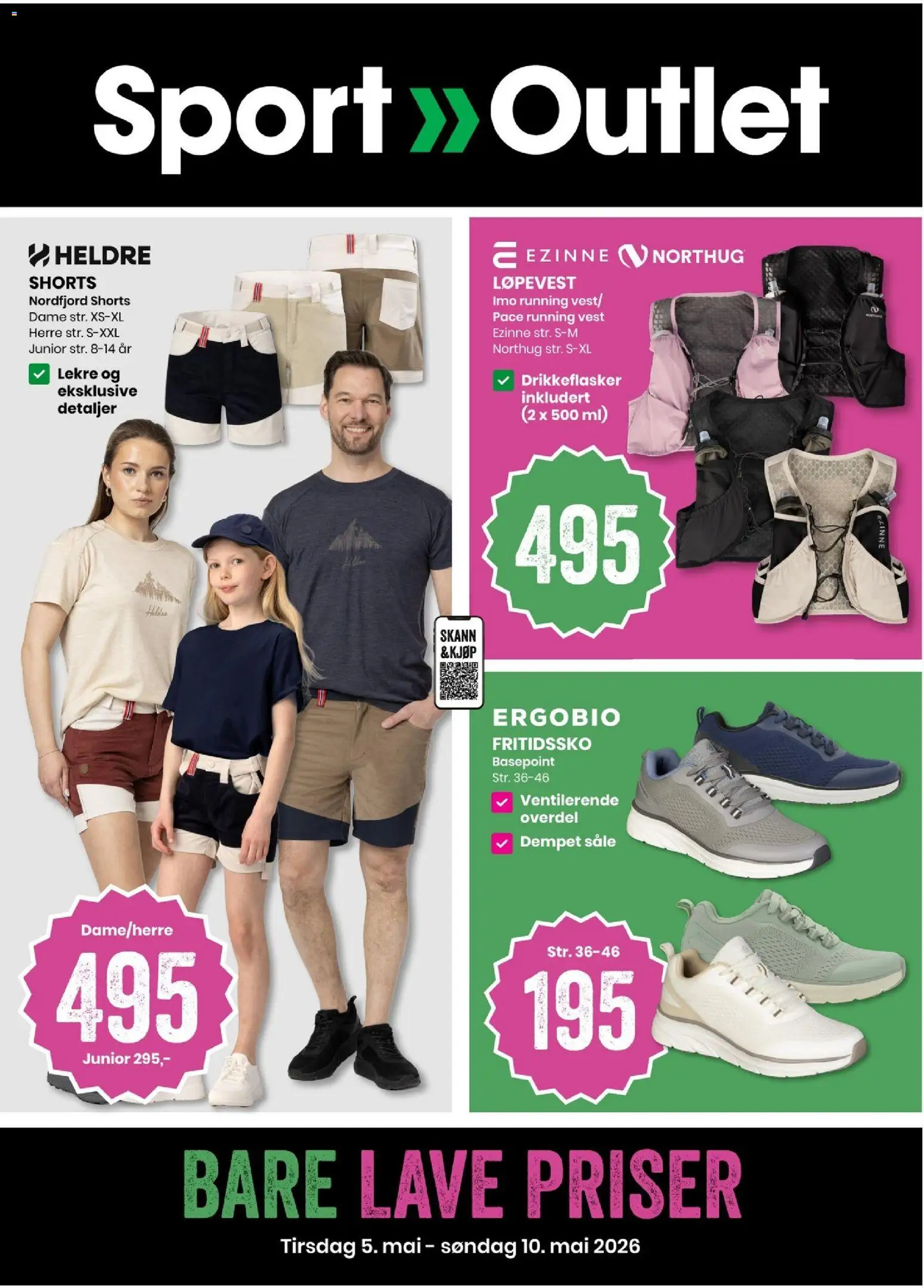 Forhåndsvis Sport Outlet kundeavis fra butikk Sport Outlet gyldig fra 05/05/2026