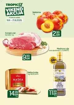 Pregled letka Tropic vikend akcija trgovine Tropic vrijedi od 19.06.2026