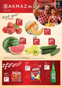 Pregled letka Bakmaz Katalog trgovine Bakmaz vrijedi od 17.06.2026