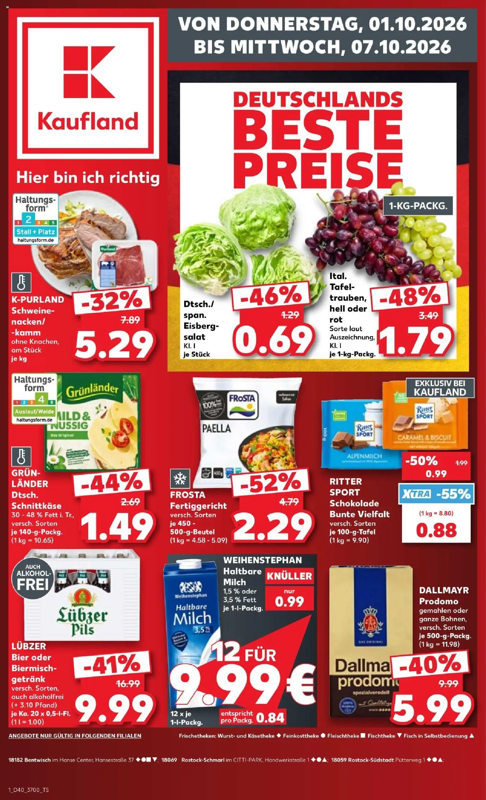 Vorschau von dem Prospekt des Geschäftes Kaufland, gültig ab dem 01.10.2026