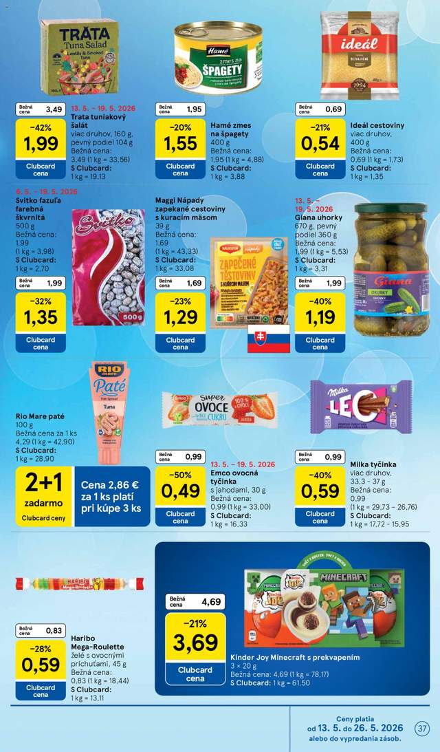 Nový Tesco leták od 13.05.