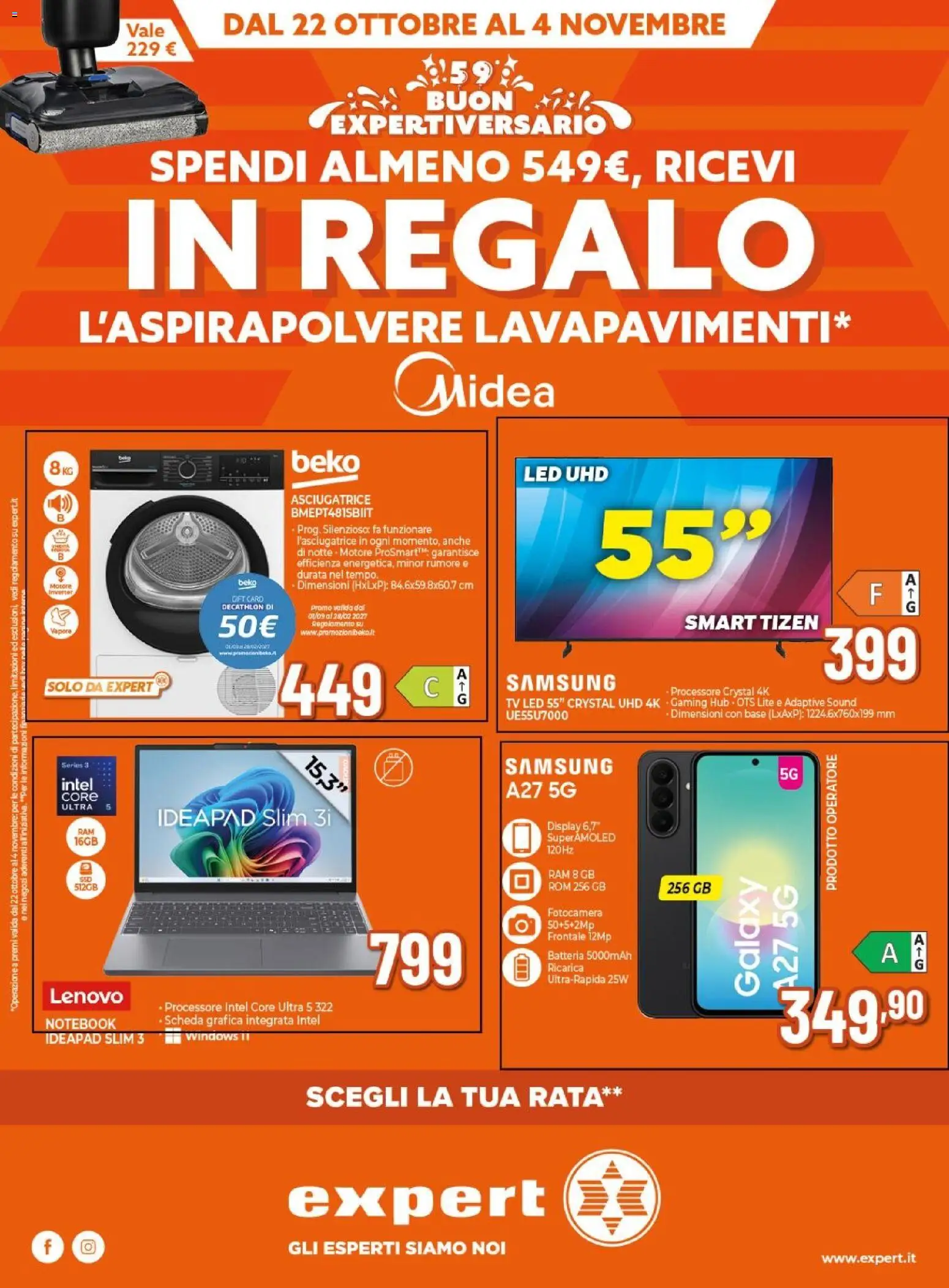 Anteprima dell'opuscolo Expert volantino dal negozio Expert valido da 22/10/2026