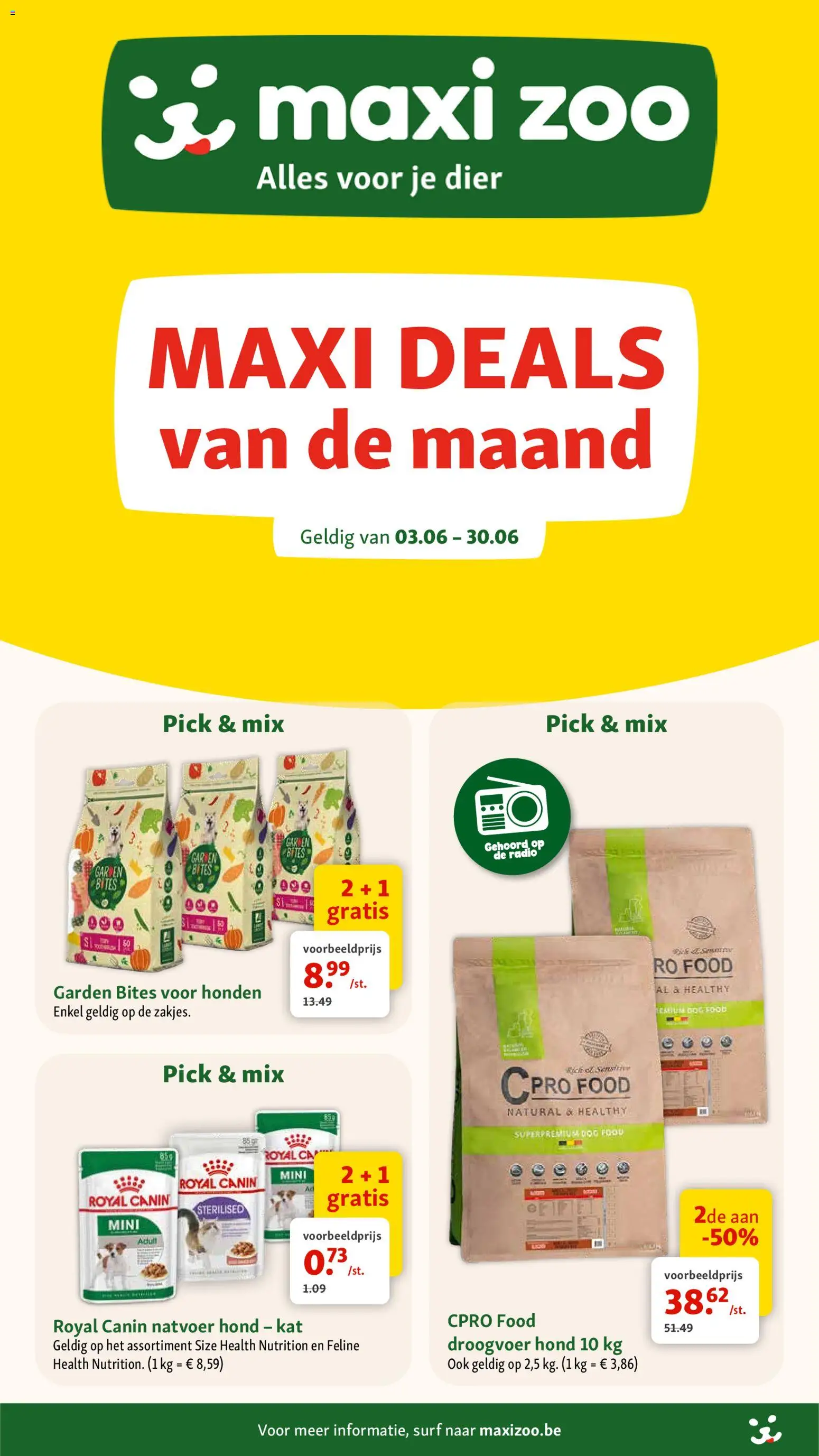 Voorbeeld van Maxi Zoo Folder van winkel Maxi Zoo geldig vanaf 03/06/2026