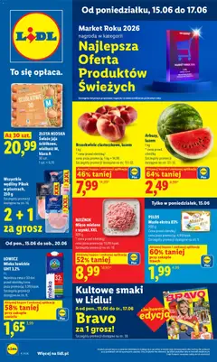 Pogląd gazetki "Lidl gazetka" ze sklepu Lidl ważnej od 15.06.2026