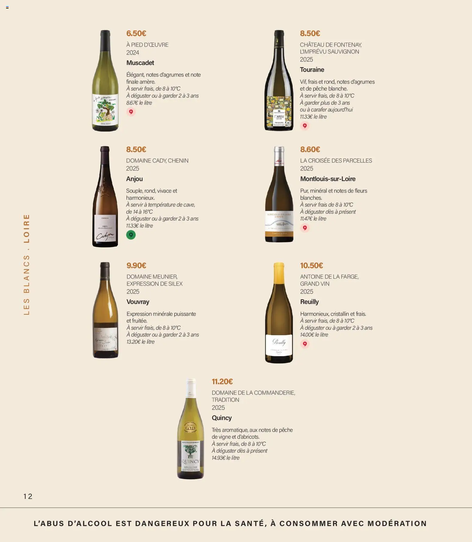 Prévisualisation de Monoprix - Guide foire aux vins du magasin Monoprix formulaire valide 11/09/2026 - Fleurs, Vin, Pêche