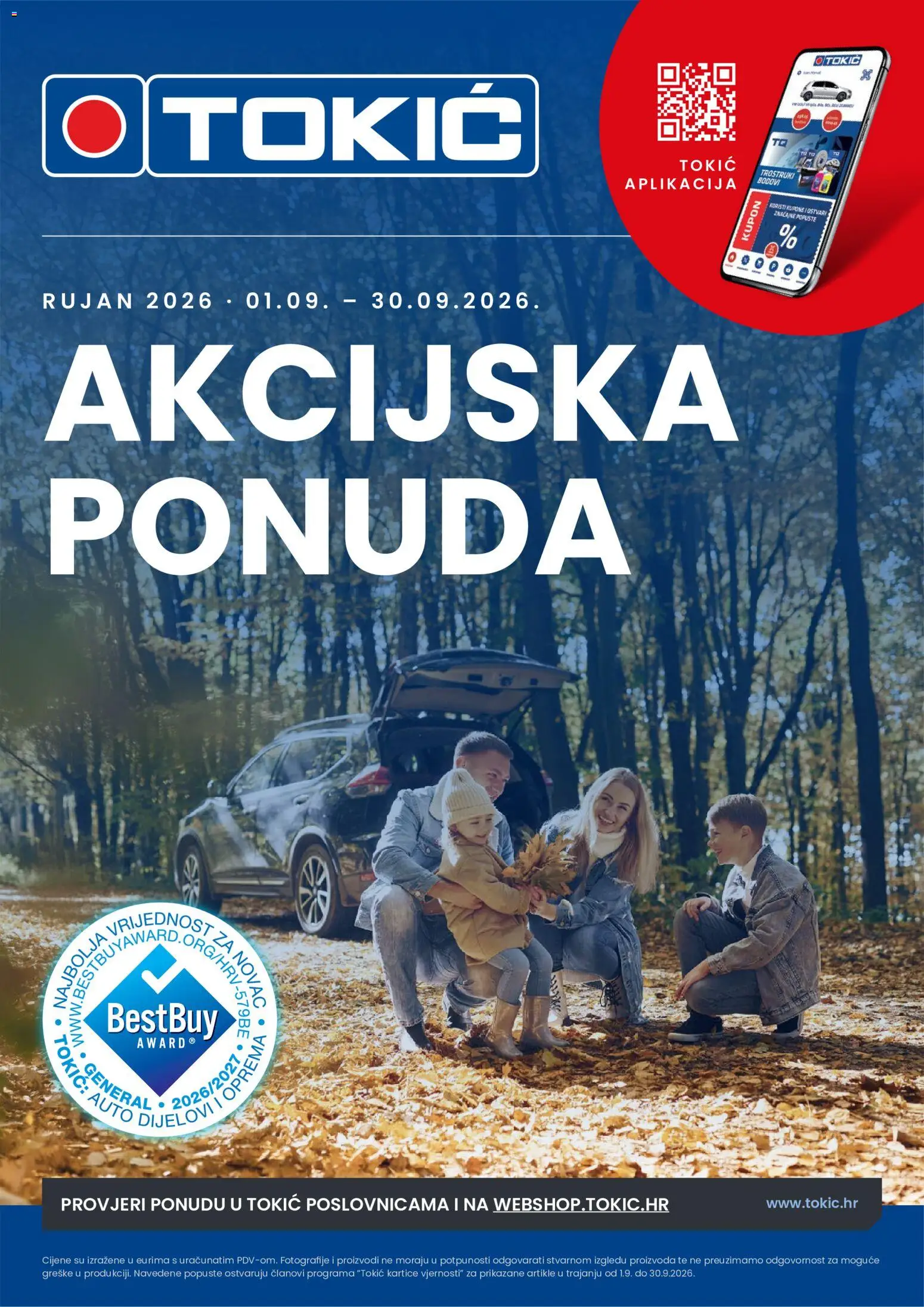 Pregled letka Tokić Katalog trgovine Tokić vrijedi od 01.09.2026