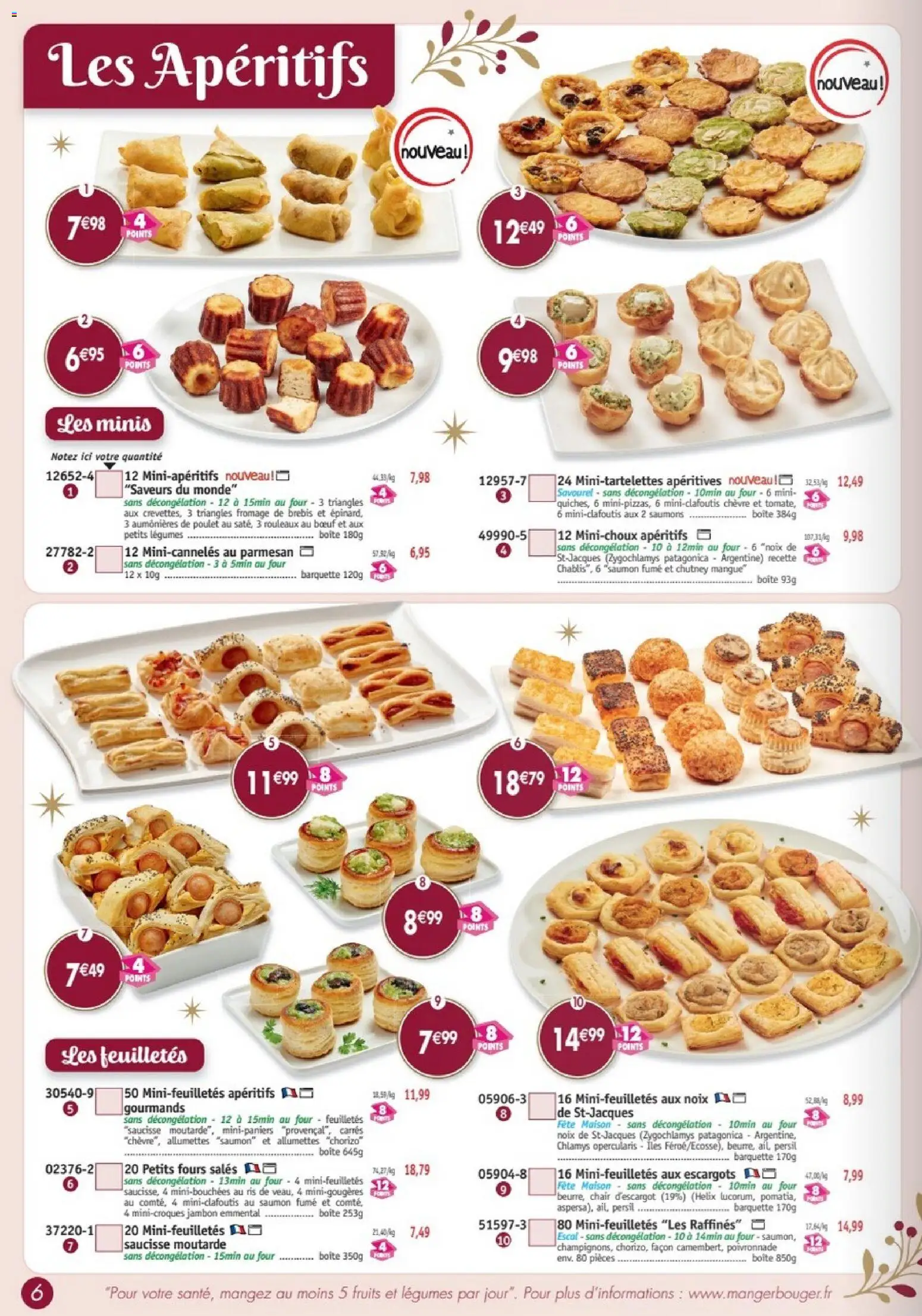 Prévisualisation de Maximo catalogue du magasin Maximo formulaire valide 26/10/2026 - Poulet, Fruits, Escargots, Persil, Chorizo, Saucisse, Emmental, Allumettes