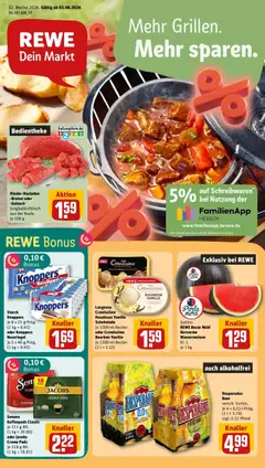 Vorschau von dem Prospekt des Geschäftes Rewe, gültig ab dem 03.08.2026