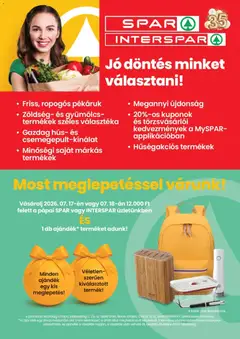 Spar - Spar Pápa szórólap megtekintése, amely érvényes 2026.07.16.-től