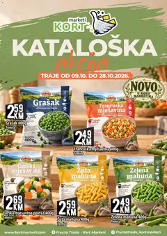 Pregled letka Kort Marketi katalog trgovine Kort Marketi vrijedi od 09.10.2026