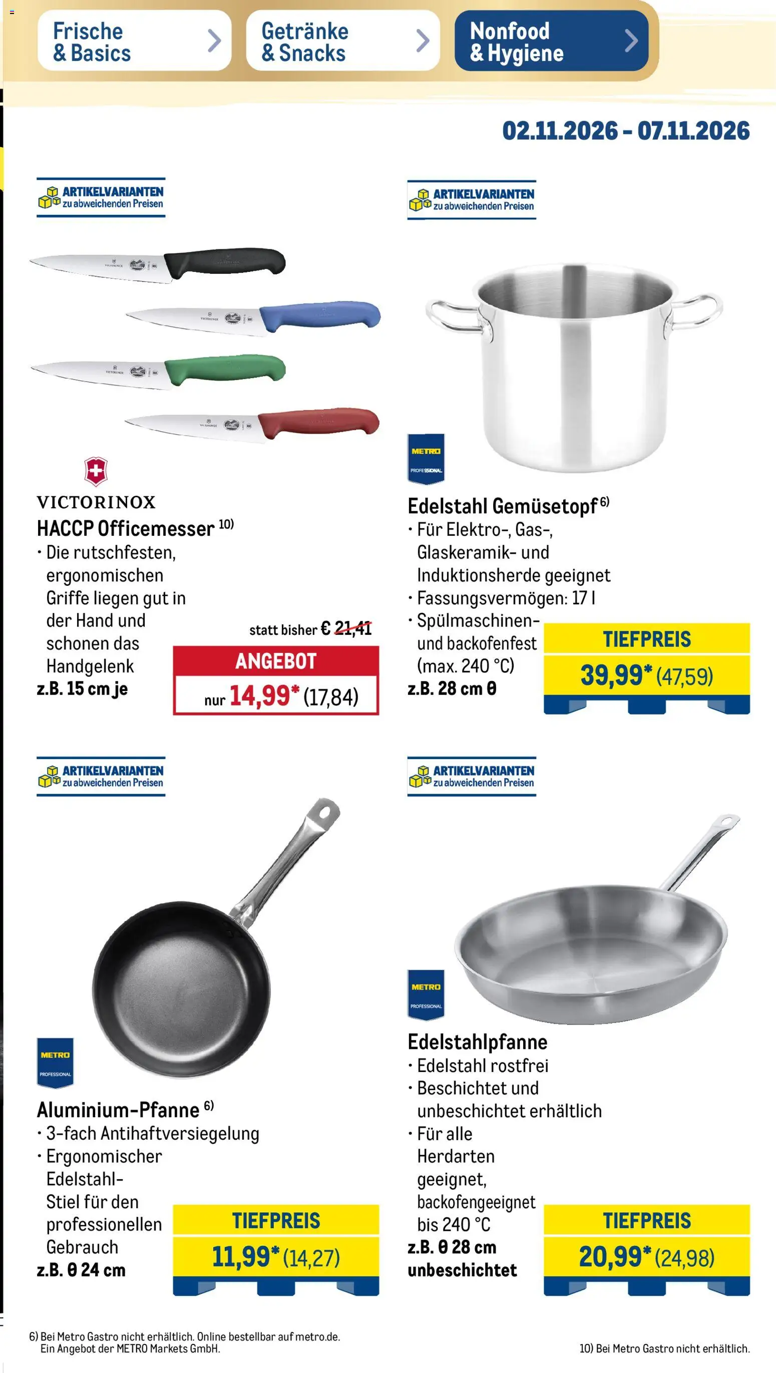 Vorschau von dem Prospekt des Geschäftes Metro, gültig ab dem 02.11.2026