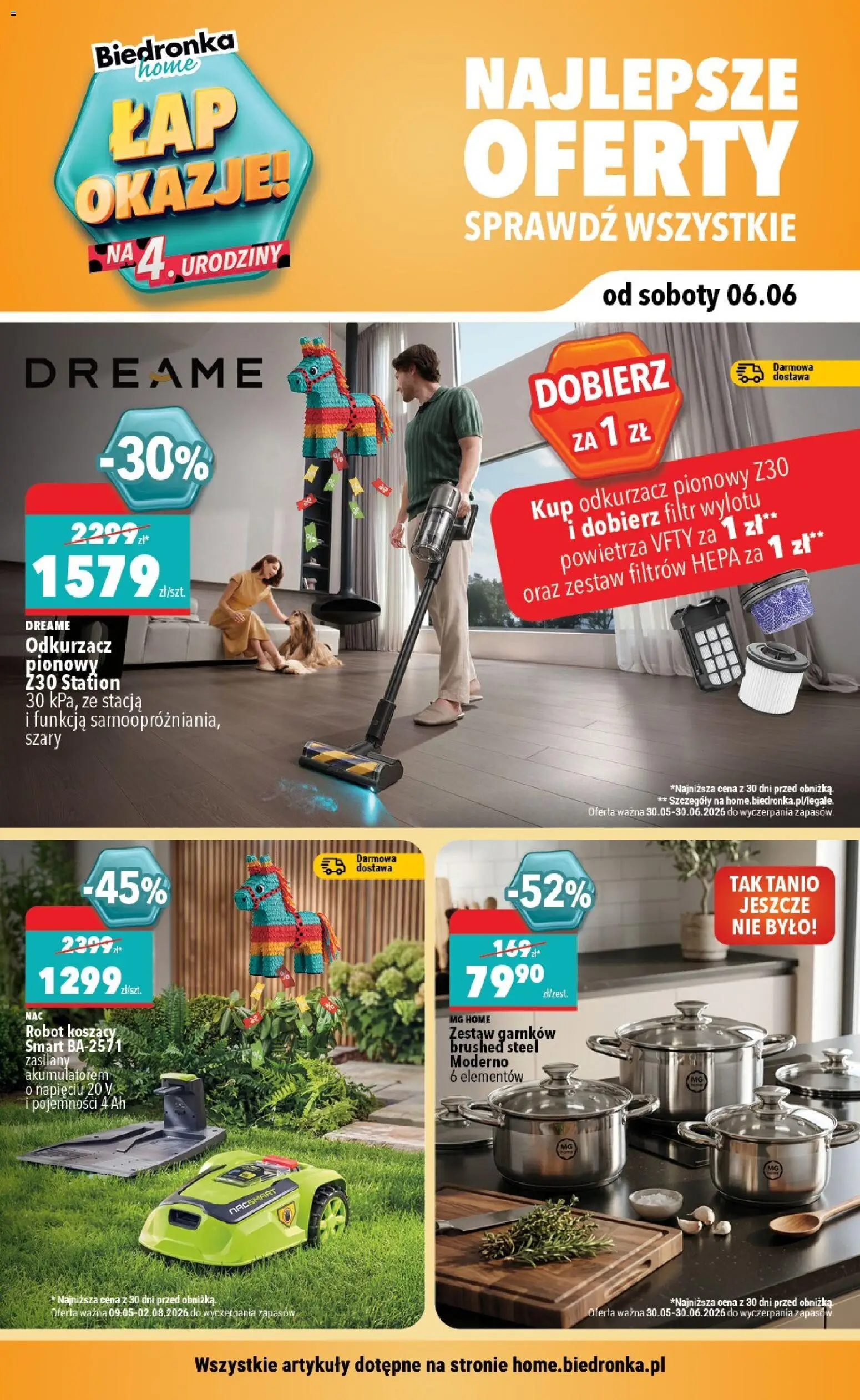 Pogląd gazetki "Biedronka gazetka - Home" ze sklepu Biedronka ważnej od 06.06.2026
