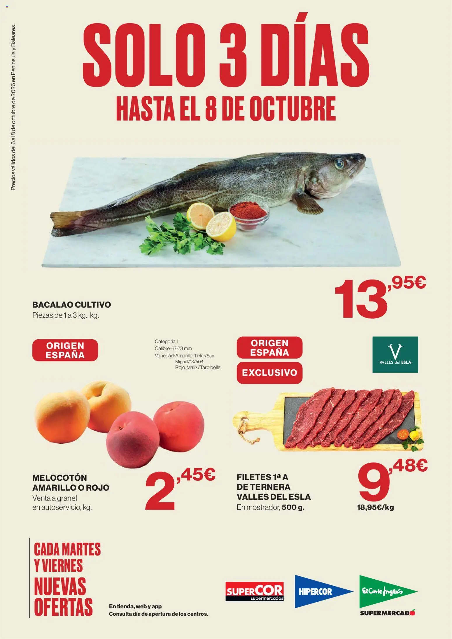 Vista previa del folleto de la tienda Hipercor válido desde el 06/10/2026 