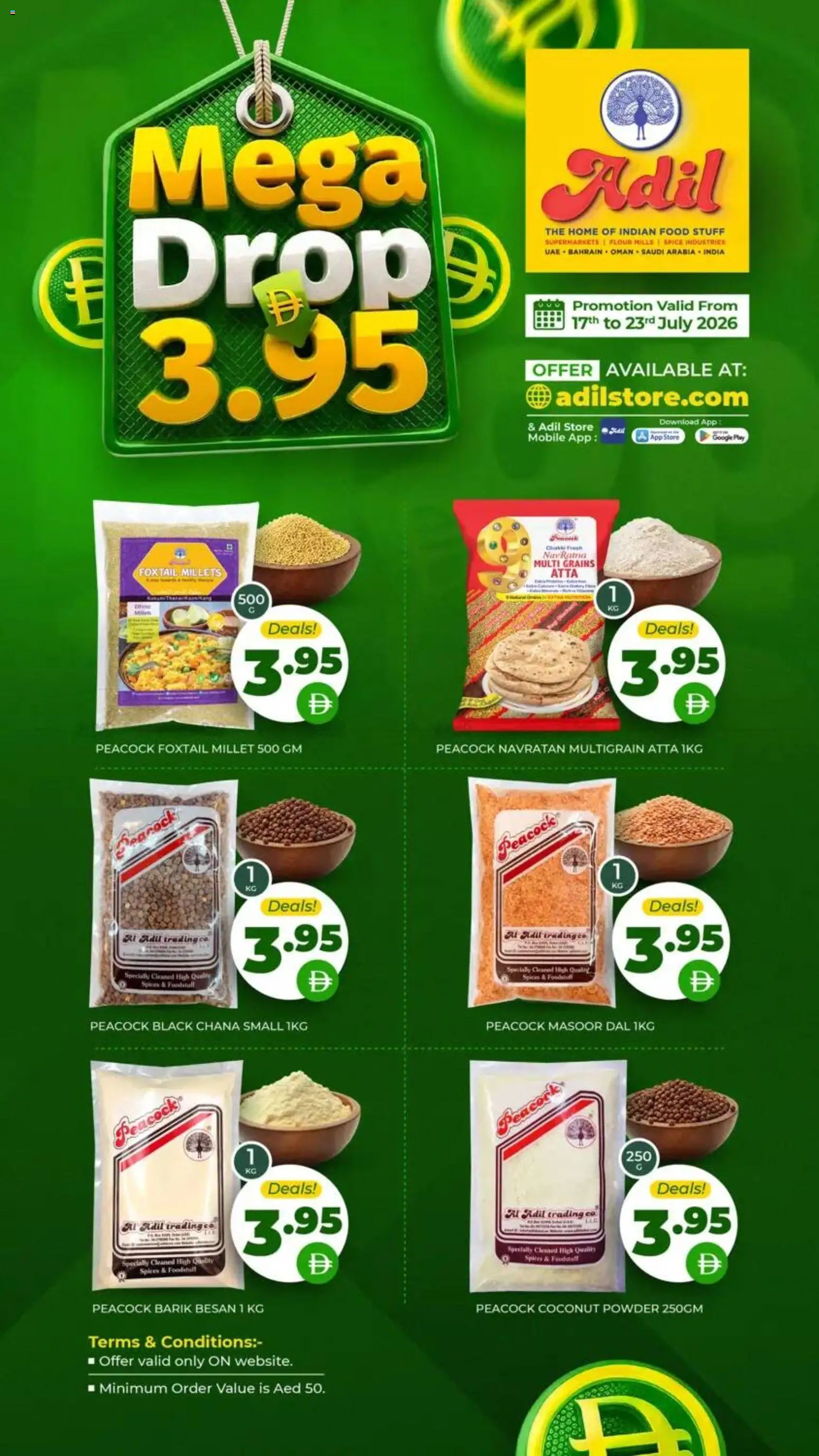 Preview of the catalogue Al-Adil catalogue of store Al-Adil valid from 17 Jul, 2026 - Flour, Spices, Powder