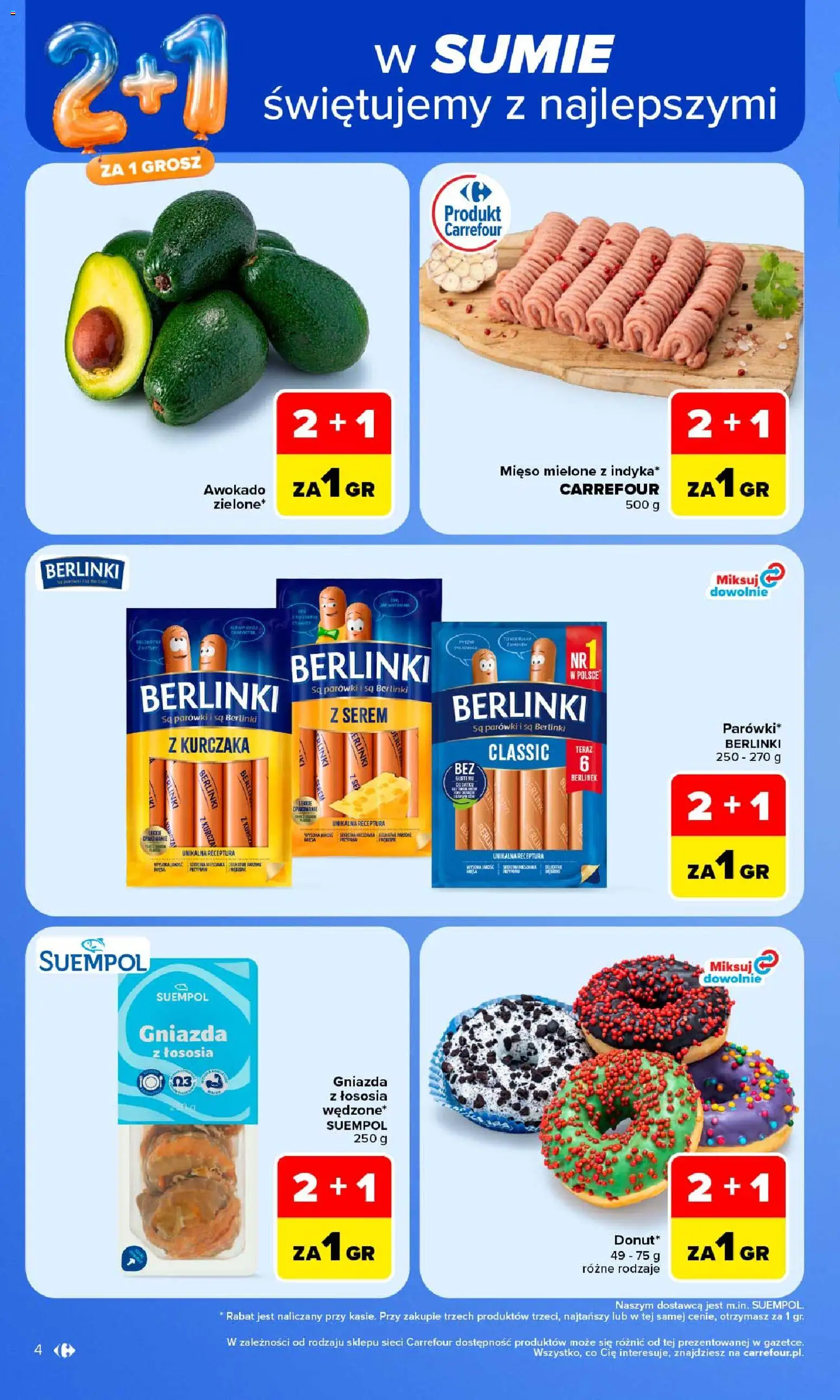 Pogląd gazetki "Carrefour gazetka" ze sklepu Carrefour ważnej od 05.10.2026 - Awokado, Mięso, Serem, Mięso mielone, Parówki, Berlinki