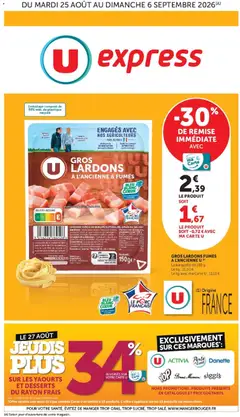 Prévisualisation de U Express catalogue du magasin U Express formulaire valide 25/08/2026