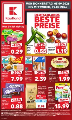 Vorschau von dem Prospekt des Geschäftes Kaufland, gültig ab dem 03.09.2026