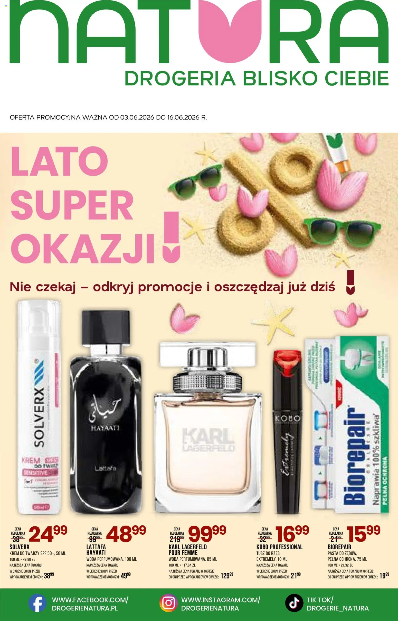 Pogląd gazetki "Drogerie Natura gazetka" ze sklepu Drogerie Natura ważnej od 03.06.2026