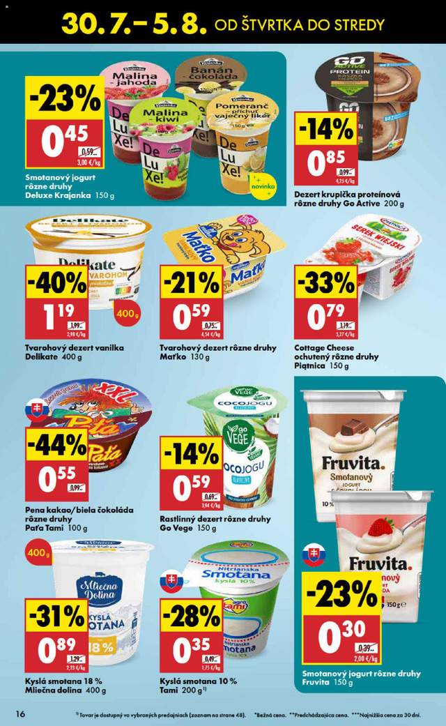 Nový Biedronka leták od 30.07.