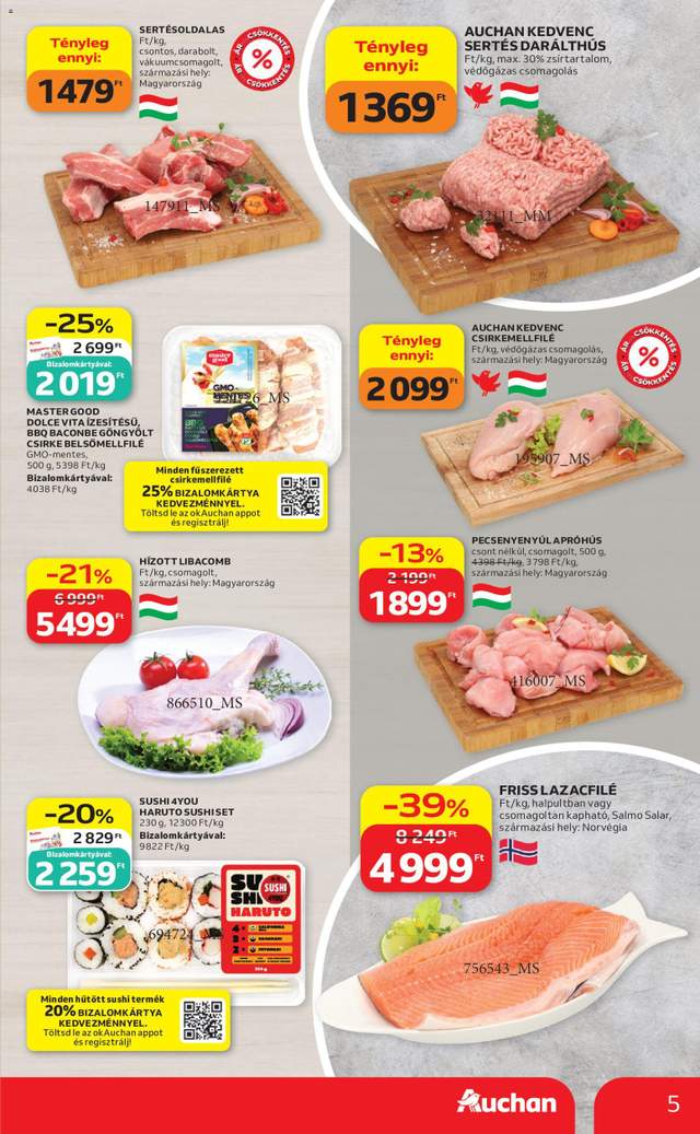 Új Auchan akciós újság 09.10.
