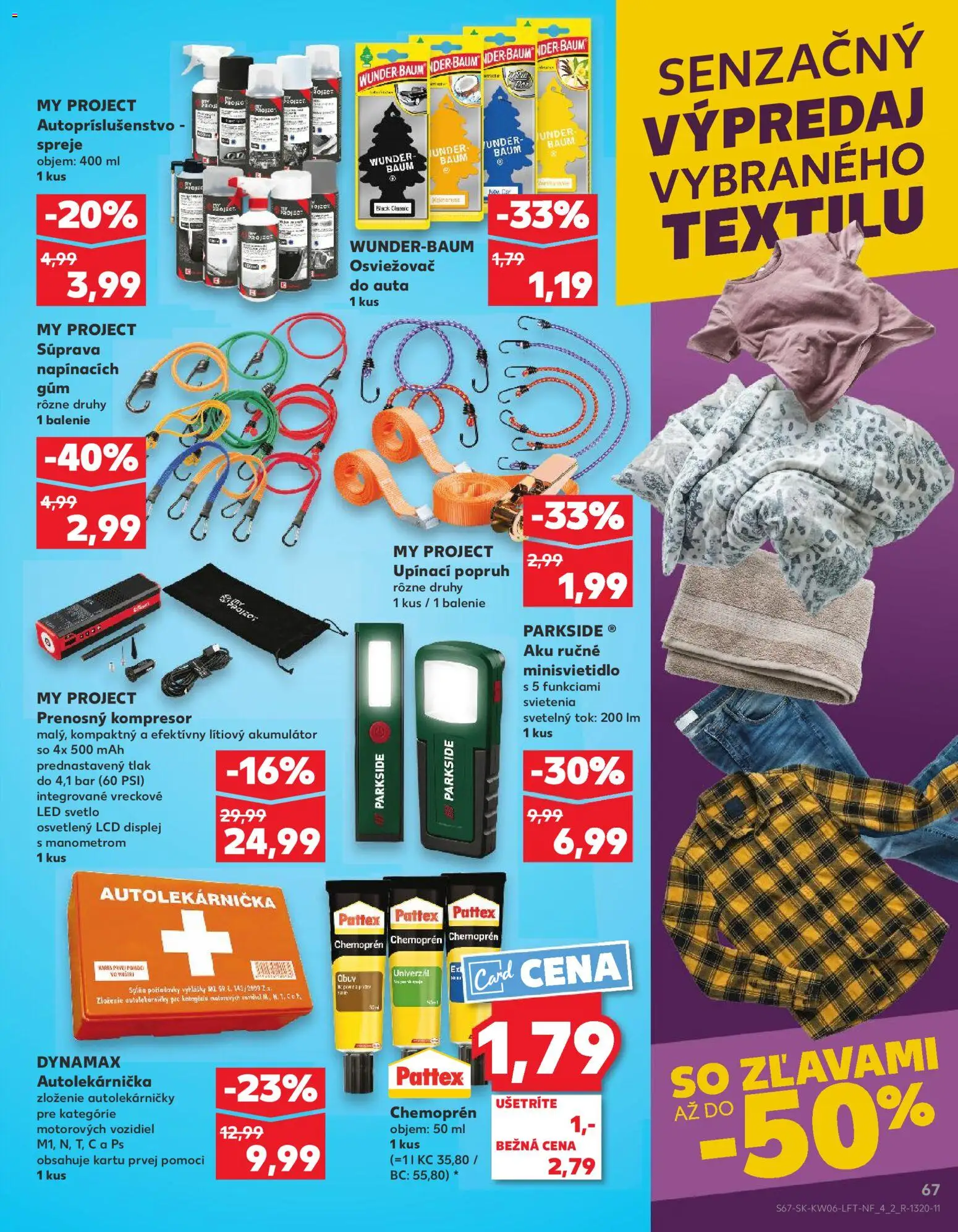 Náhľad Kaufland letáku platného od 05.02.2026 - Parkside, Kompresor, Led, Svetlo, Autolekárnička, Aku, Akumulátor