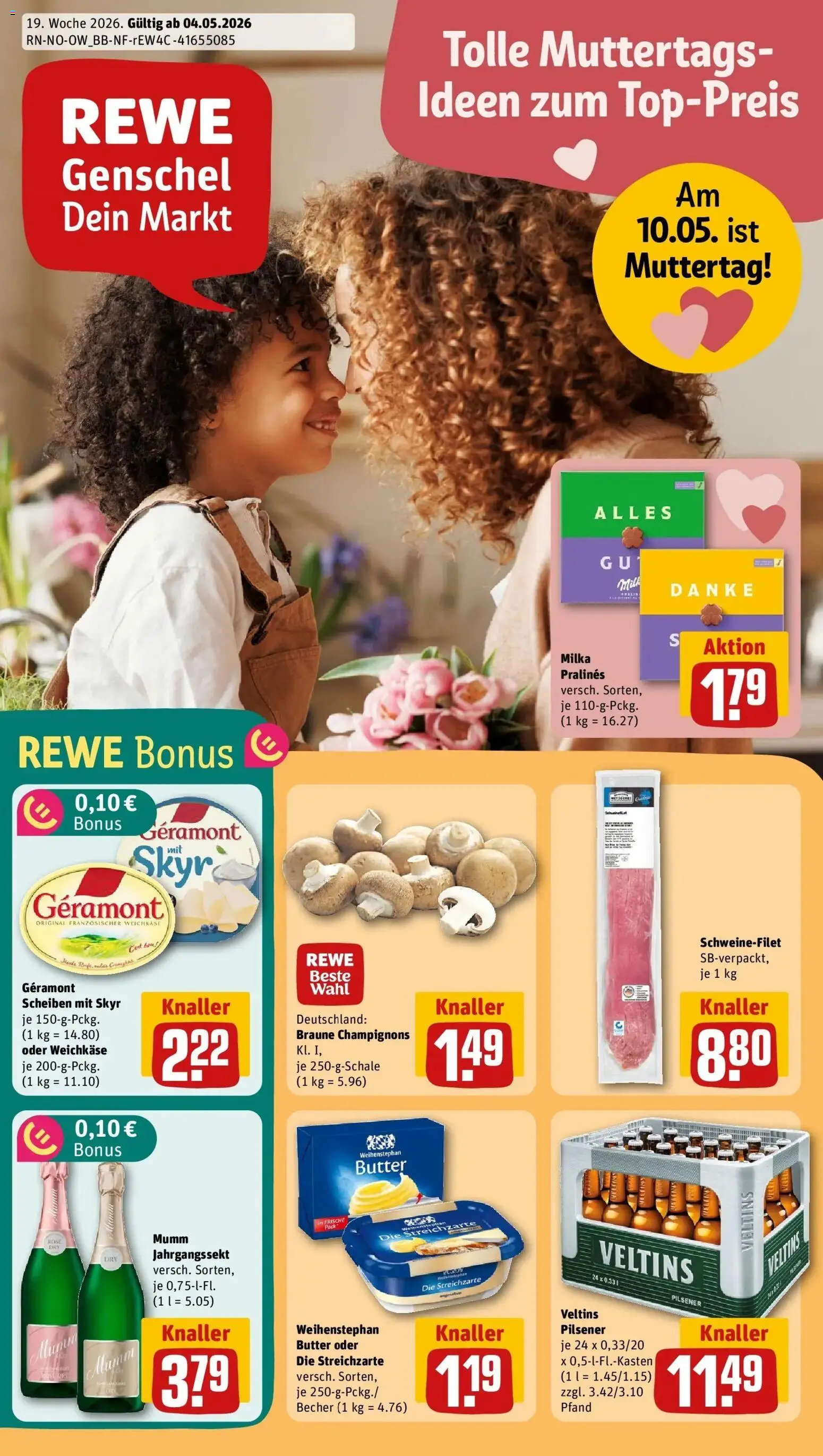 Vorschau von dem Prospekt des Geschäftes Rewe, gültig ab dem 04.05.2026