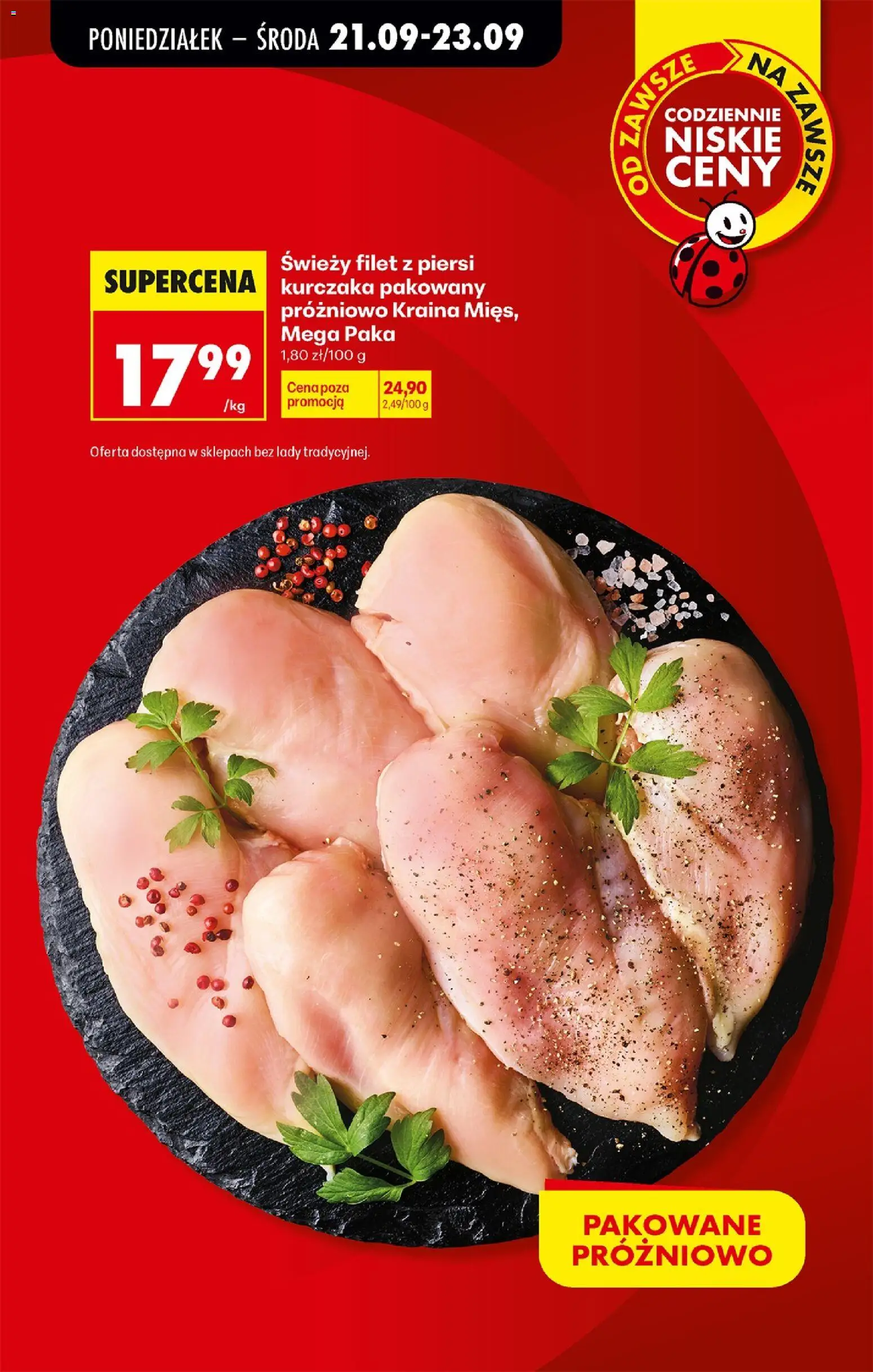 Pogląd gazetki "Biedronka gazetka od poniedziałku" ze sklepu Biedronka ważnej od 21.09.2026