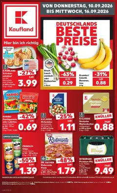 Vorschau von dem Prospekt des Geschäftes Kaufland, gültig ab dem 10.09.2026
