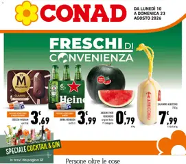 Anteprima dell'opuscolo Conad volantino Campania dal negozio Conad valido da 10/08/2026