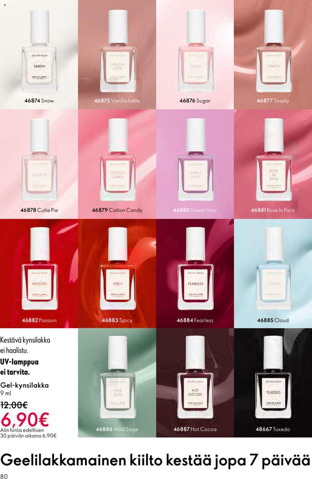 Uusi Oriflame kuvasto alkaen 03/06