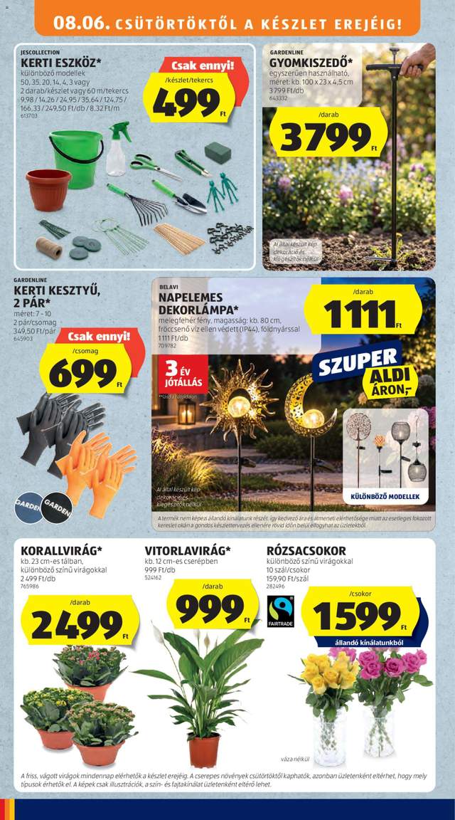 Új Aldi akciós újság 08.06.
