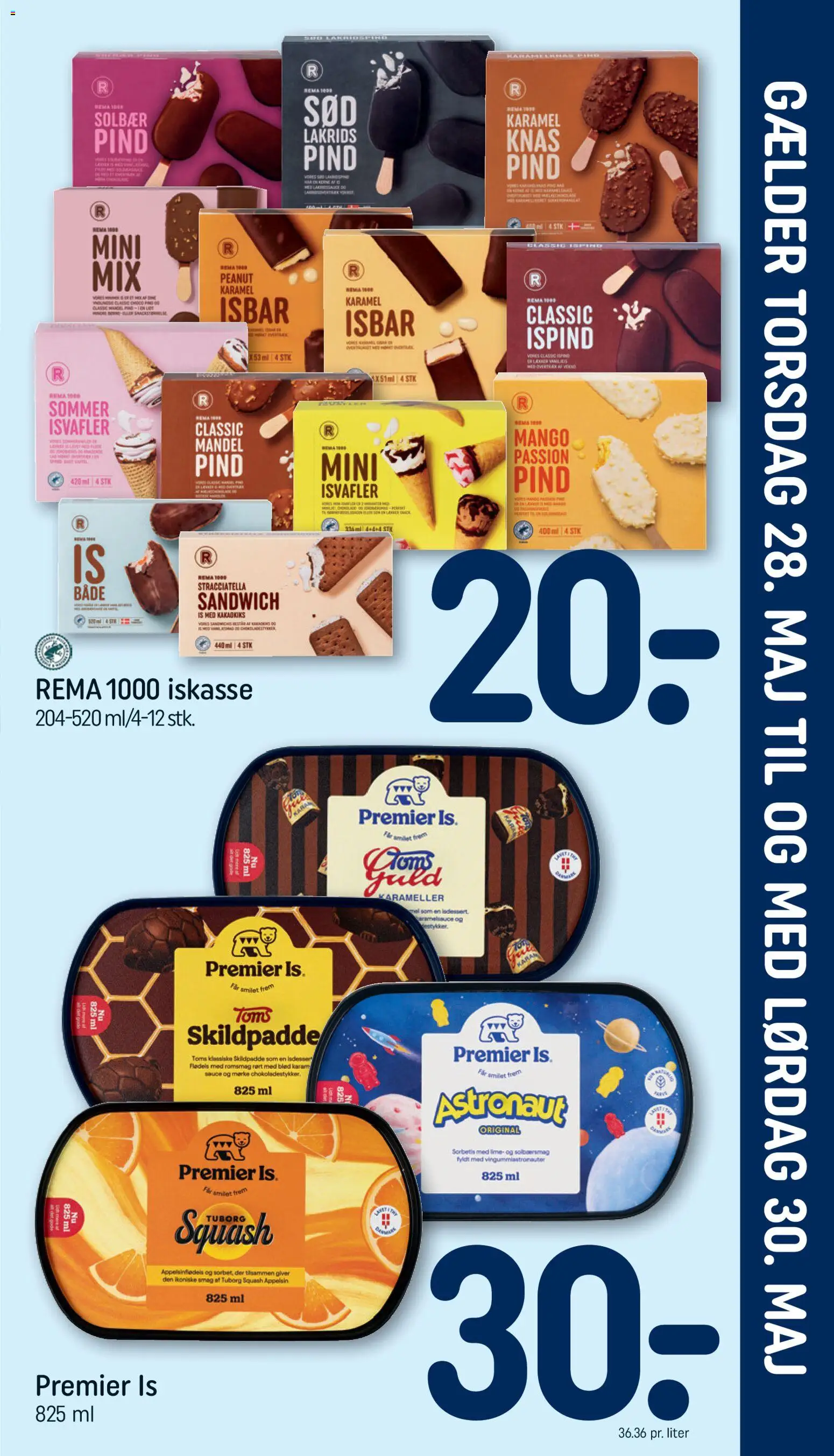 Eksempel på tilbudsavis Rema 1000 - Uge 22 Indstik fra butik Rema 1000 gyldig fra 28/05/2026