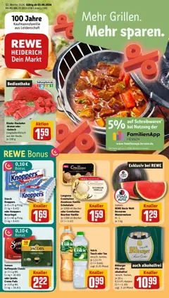 Vorschau von dem Prospekt des Geschäftes Rewe, gültig ab dem 03.08.2026