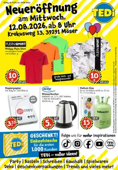 Vorschau von dem Prospekt des Geschäftes TEDi, gültig ab dem 12.08.2026