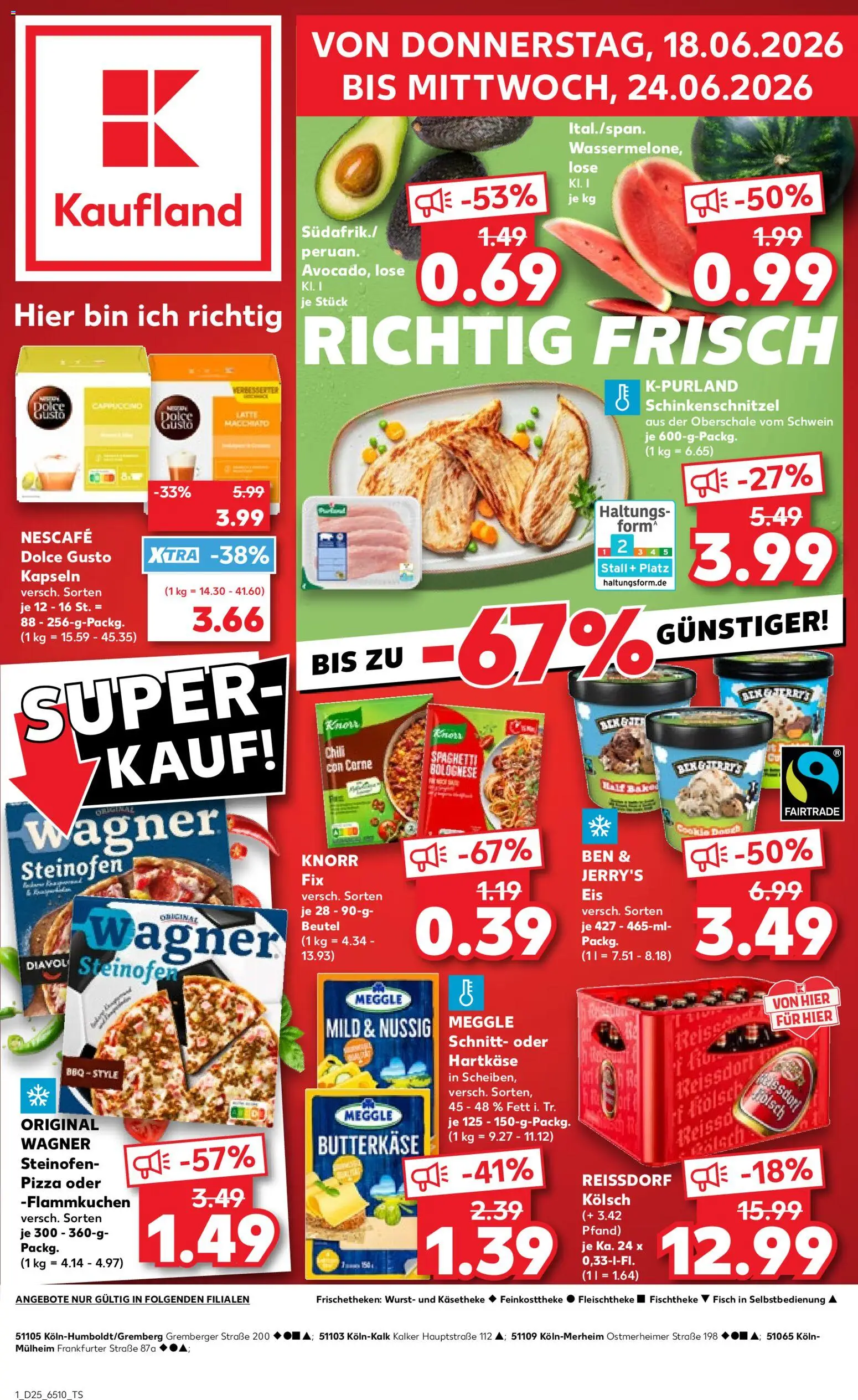 Voorbeeld van Kaufland DE - DE Folder Köln van winkel Kaufland DE geldig vanaf 18-06-2026
