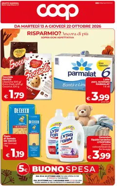 Anteprima dell'opuscolo COOP volantino Sicilia dal negozio COOP valido da 13/10/2026