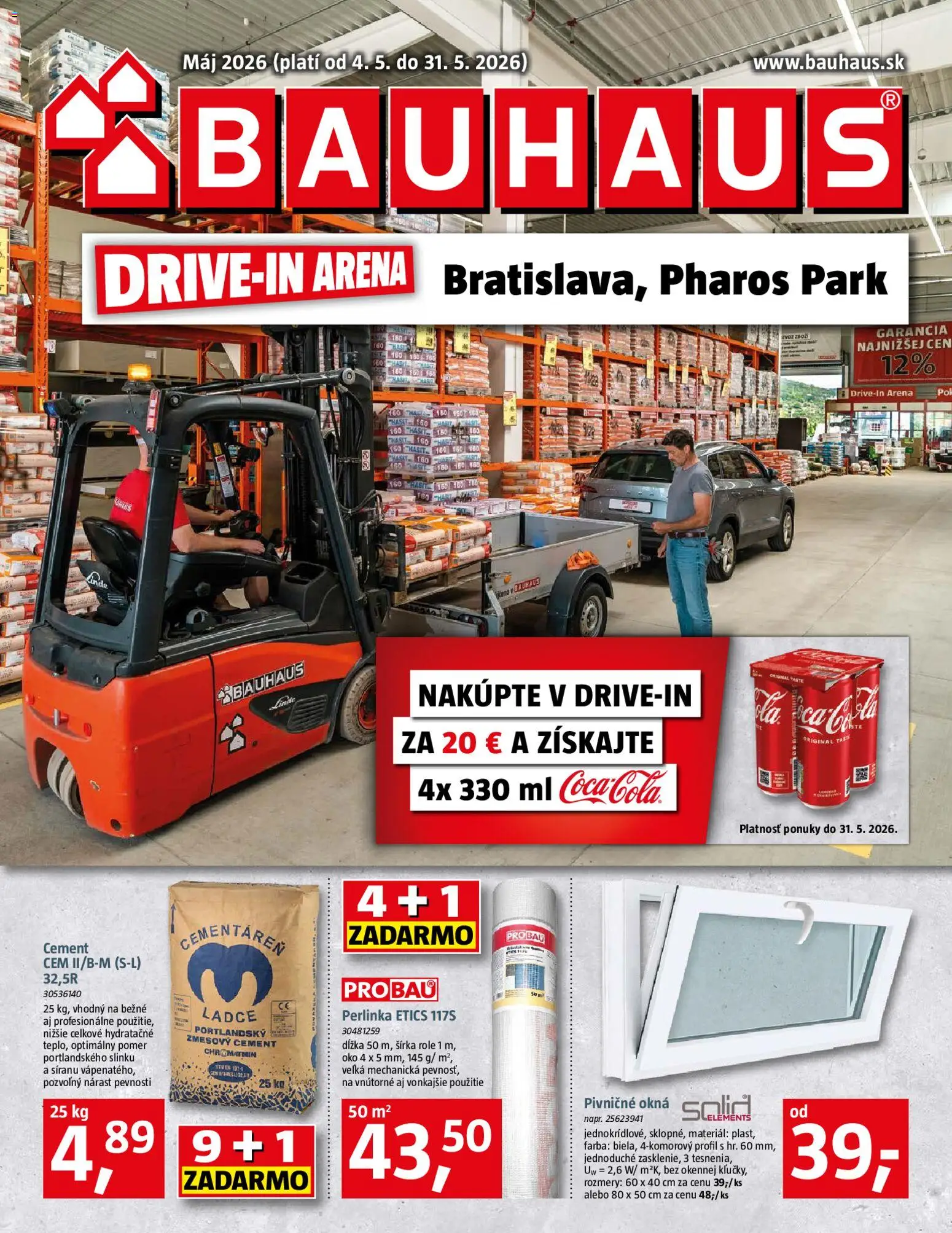 Náhľad Bauhaus letáku platného od 04.05.2026