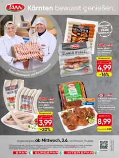 Vorschau der Angebote: Spar Spar Kärnten Grillen gültig ab 03.06.2026