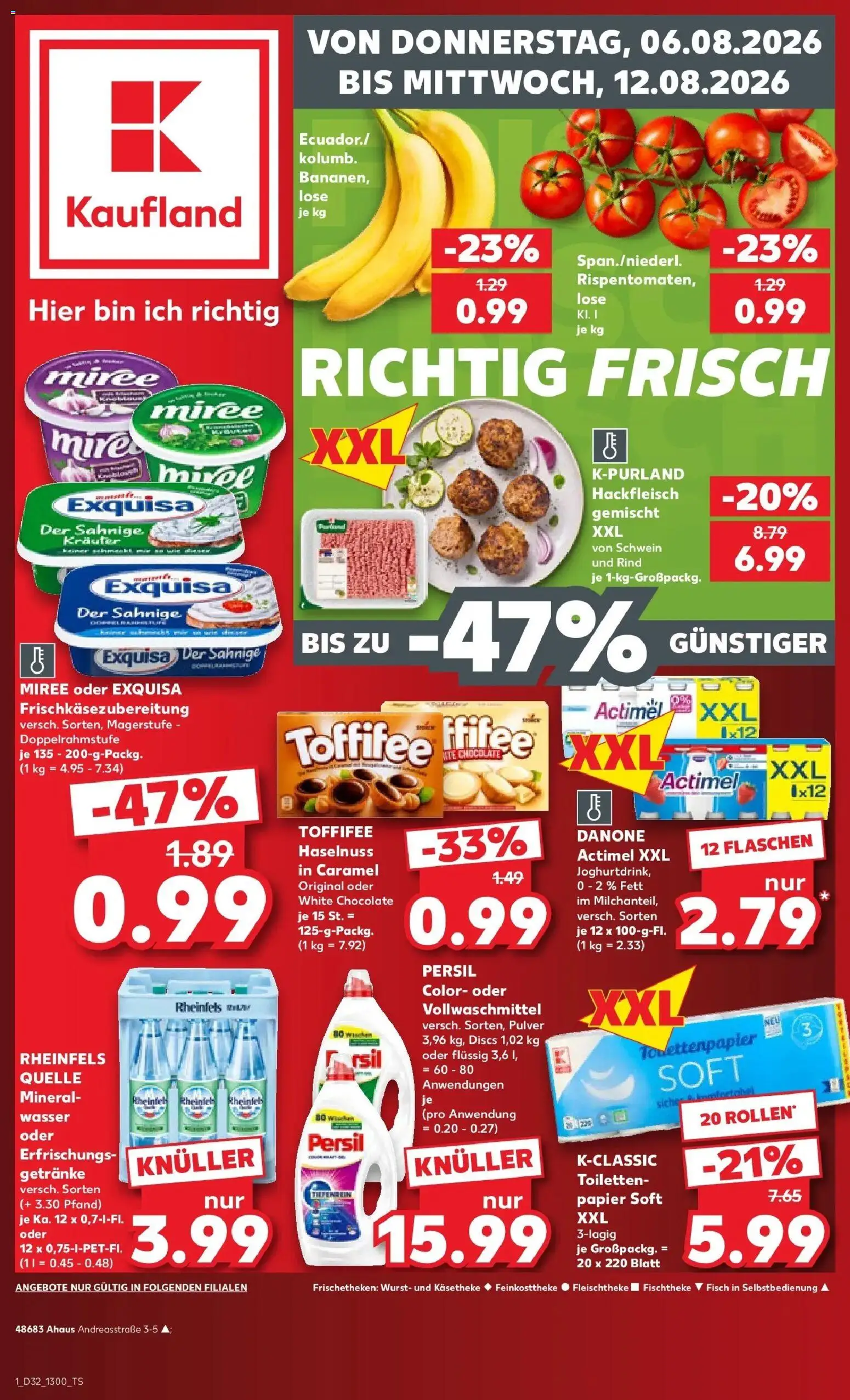 Vorschau von dem Prospekt des Geschäftes Kaufland, gültig ab dem 06.08.2026
