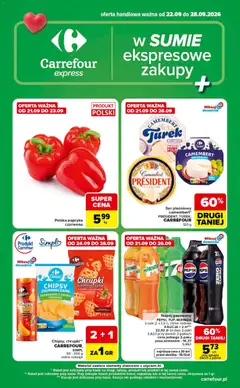 Pogląd gazetki "Carrefour gazetka - Express" ze sklepu Carrefour ważnej od 22.09.2026