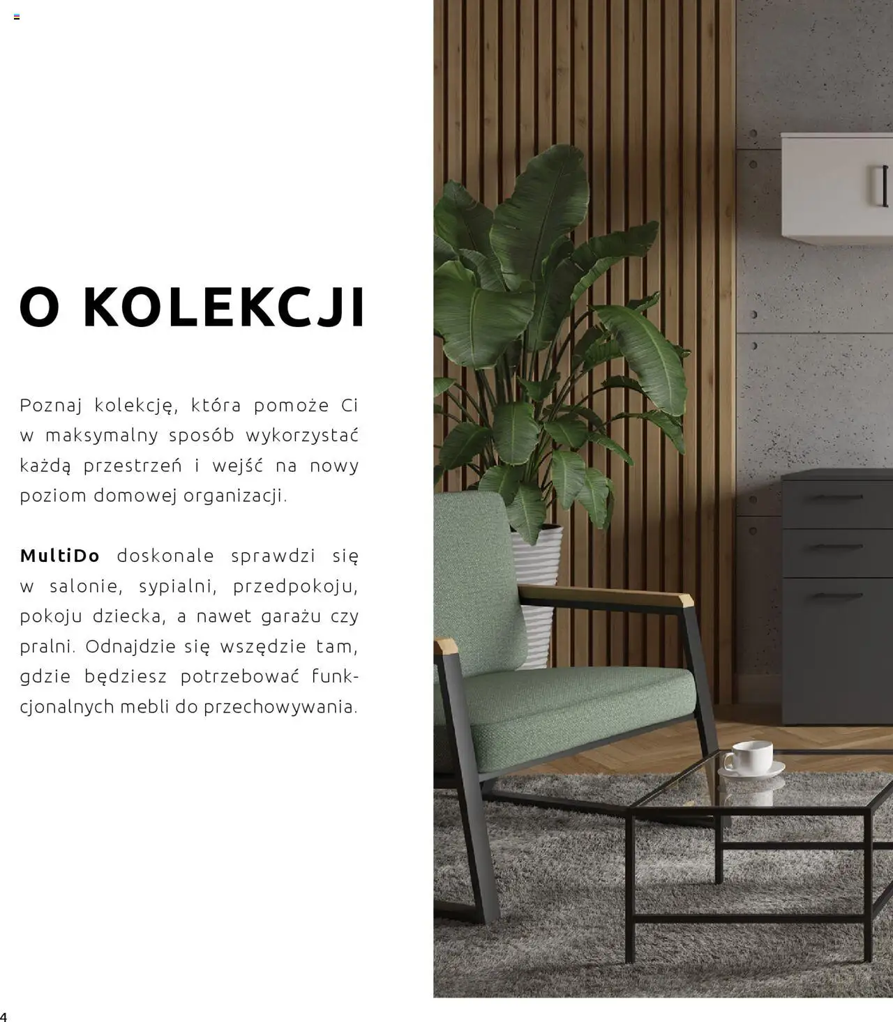 Pogląd gazetki "Kolekcja mebli MULTIDO" ze sklepu Black Red White ważnej od 01.08.2024
