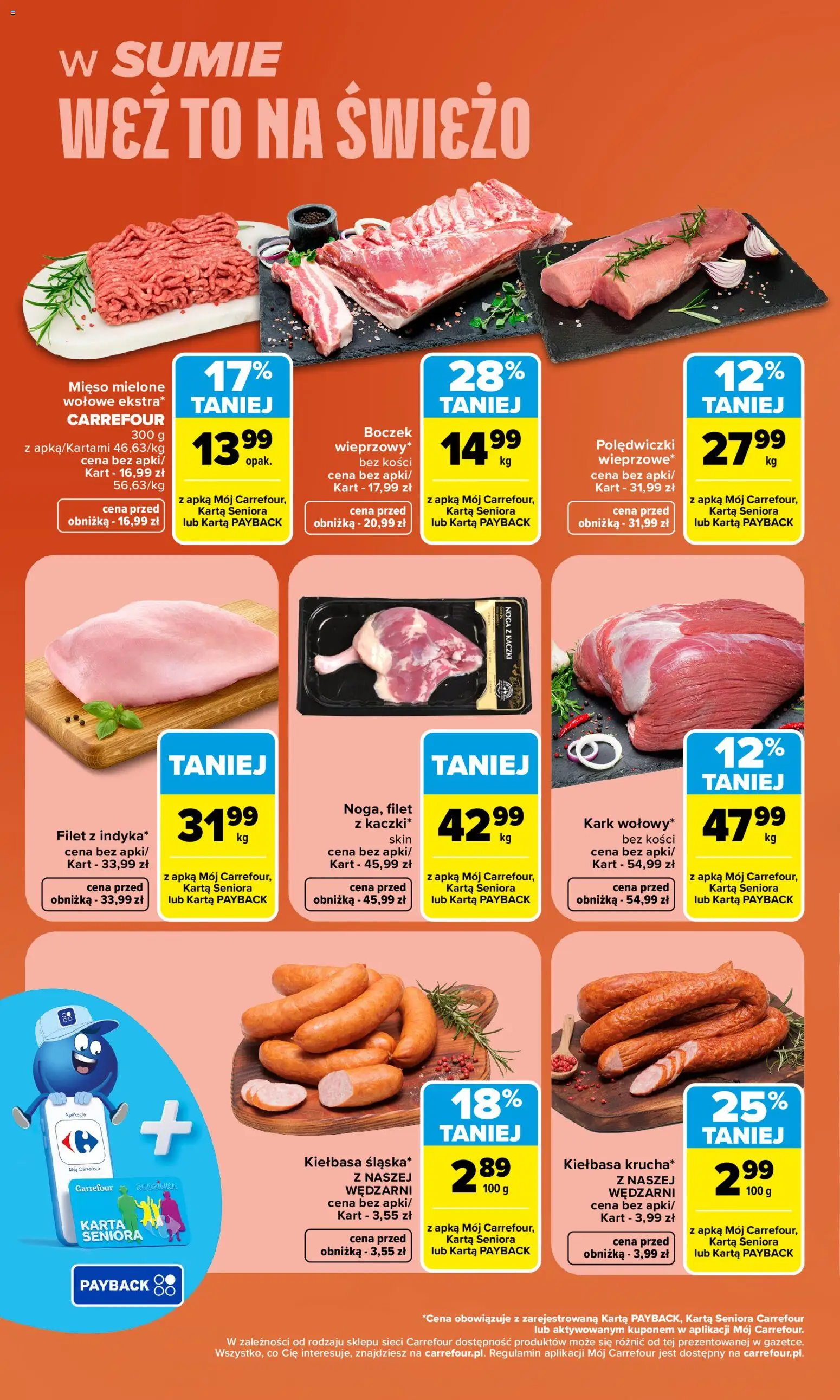 Pogląd gazetki "Carrefour gazetka - Weź to na świeżo" ze sklepu Carrefour ważnej od 21.09.2026