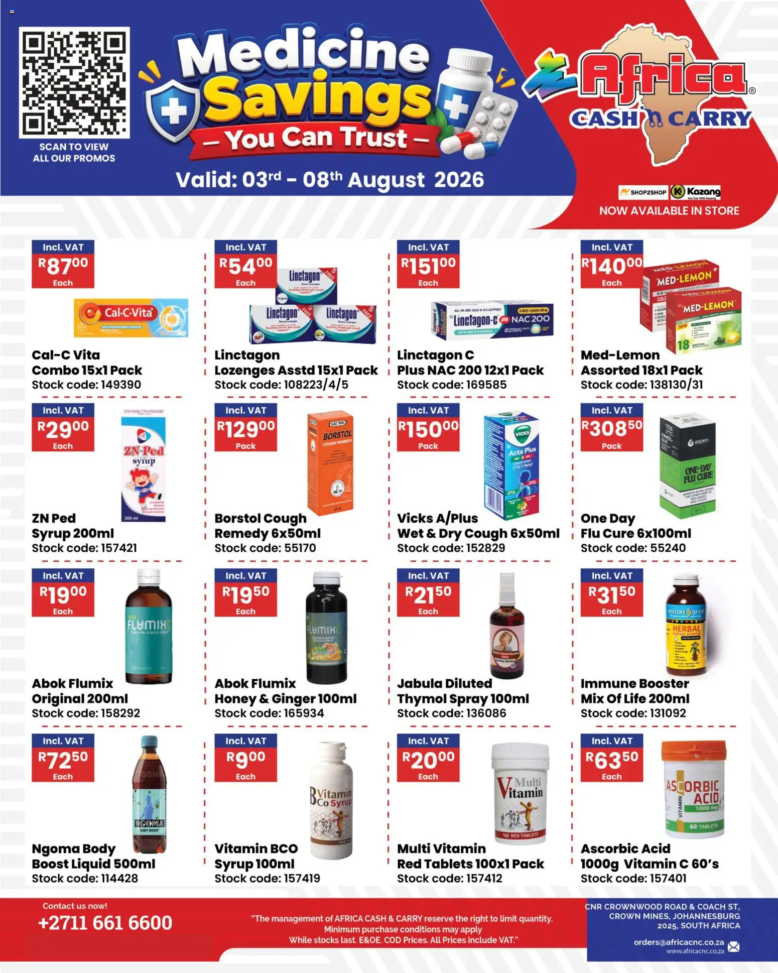 Preview of Africa Cash & Carry flyer valid from 03/08/2026